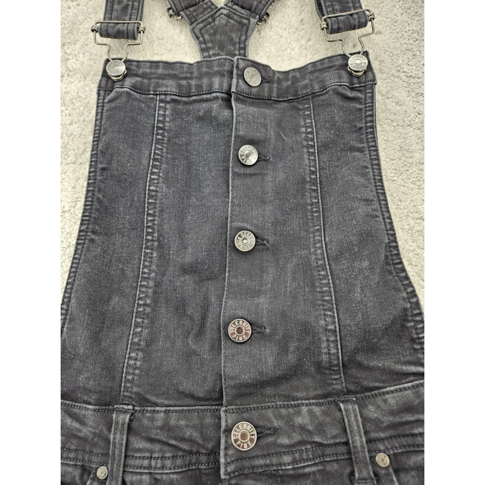 Celebrity Pink Women's Blue Jean Overalls Size L Denim, Dark skinny - Picture 4 of 10
